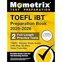 Amazon | TOEFL iBT Preparation Book 2025-2026 - 2 Full-Length